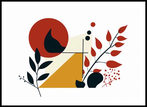 Plakat 84,1x59,4cm Ogień i Flora na Arena.pl