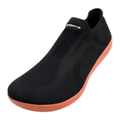 Buty Sportowe do Biegania Wsuwane Przewiewne Czarne Siatka Unisex 38