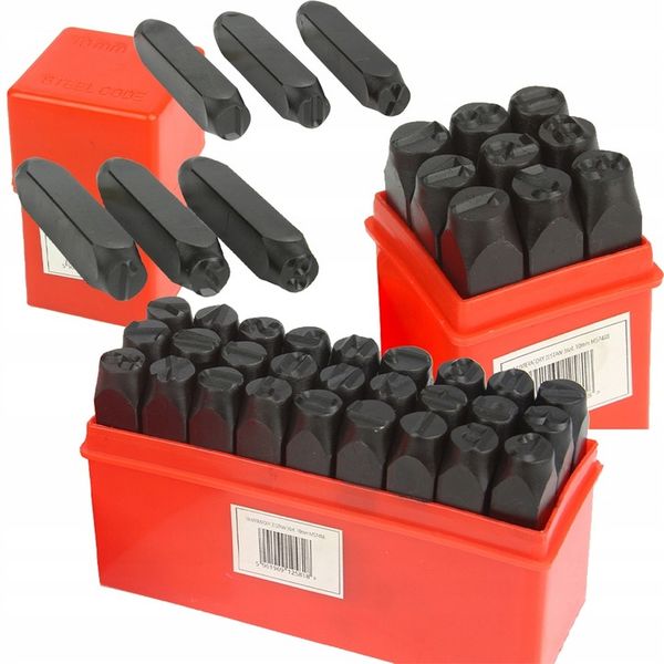 ZNACZNIKI NUMERATORY 36 NUMERATOR LITERY CYFRY 10mm zdjęcie 1