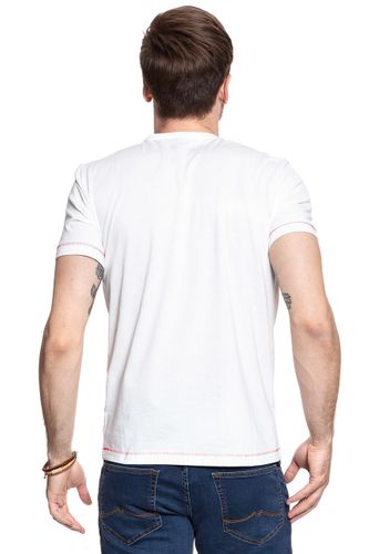 MUSTANG Printed Tee CLOUD DANCER 1007070 2020 L na Arena.pl