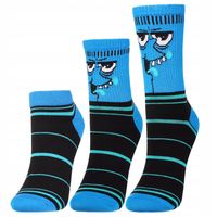 Skarpetki UNISEX Różne Długości Kolorowe Śmieszne ZESTAW 3-PAK 39-41 MORAJ