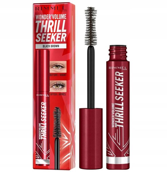 Rimmel Thrill Seeker Tusz do Rzęs Extreme Black zdjęcie 1