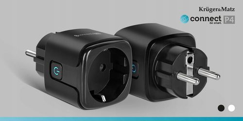 Inteligentne Gniazdko WiFi Kruger&Matz Connect P4 Tuya PROGRAMATOR na Arena.pl