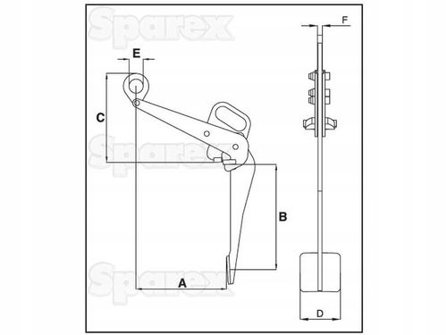 Zacisk Do Podnoszenia S.164988 Sparex na Arena.pl