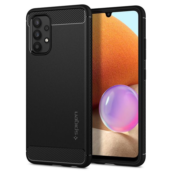 SPIGEN RUGGED ARMOR GALAXY A52 / A52S MATTE BLACK zdjęcie 1