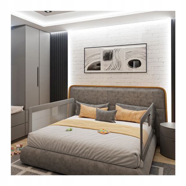 Barierka Ochronna Do Łóżka Tulano 195X65 Cm zdjęcie 3