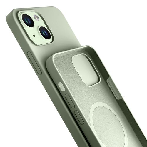 apple iphone 15 - 3mk hardy silicone magcase green na Arena.pl