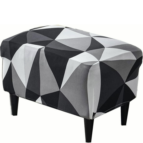 POKROWIEC NA PODNÓŻEK PUF ELASTYCZNY GŁADKI GRAFIKA GEOMETRYCZNE WZORY na Arena.pl