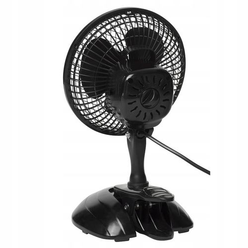 WENTYLATOR BIURKOWY CICHY NA KLIPS WIATRAK STOJĄCY STOJAK 2 TRYBY 25W na Arena.pl