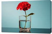 Obraz 90x60cm Kwiat w Szkle