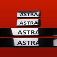 Listwa progowa OPEL ASTRA MK6/J/IV Stal nierdzewna 304 połysk 4szt