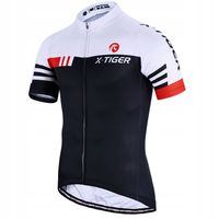 Koszulka Rowerowa Kolarska Męska Z Krótkim Rękawem Przewiewna X-Tiger 4XL