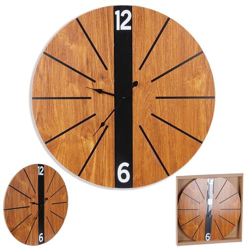 Zegar ścienny brązowy 60 cm na Arena.pl