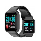 SMARTWATCH ZEGAREK SPORTOWY BLUETOOTH wielofunkcyjny UNISEX CZARNY