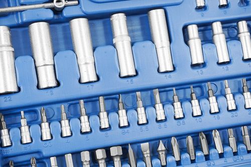 ZESTAW NARZĘDZI KLUCZY NASADOWYCH 108 KLUCZE NASADOWE 1/4" 1/2" BITY TORX na Arena.pl