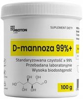 Proton Labs D-MANNOZA 99% Pure 100g proszek UKŁAD MOCZOWY PĘCHERZ d-mannose