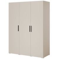 Szafa uchylna Napoli 3D 150 Kaszmir (czarny uchwyt)