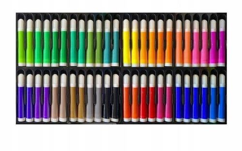 Zestaw Artystyczny 258el. do Malowania XXL Walizka Etui na Kredki Mazaki na Arena.pl