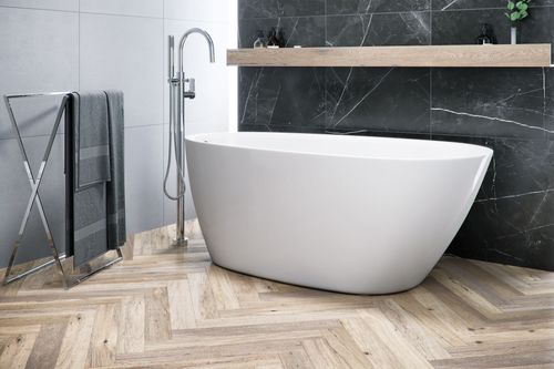 Olia 2.0 wanna owalna 150x73 cm wolnostojąca, biały połysk na Arena.pl