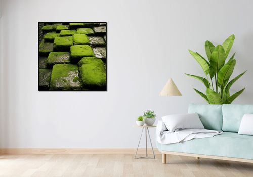 Plakat 90x90cm Zielona Mozaika na Arena.pl