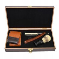 Zestaw do Golenia Brody Brzytwa Pędzel pas pudełko