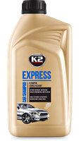 K2 EXPRESS 1L Gęsty Wydajny Szampon Samochodowy Wysokopienny do mycia auta