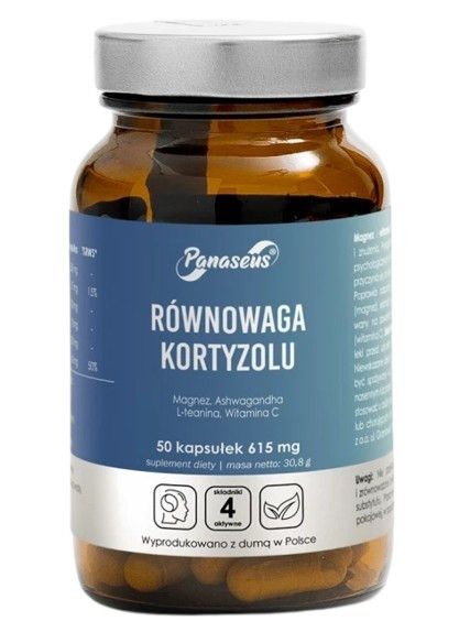 PANASEUS Równowaga kortyzolu 50 kaps. zdjęcie 1