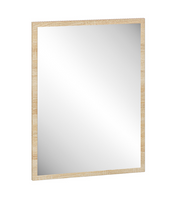 Lustro Ścienne Wiszące 50 cm Sonoma Jasna KARLO ML