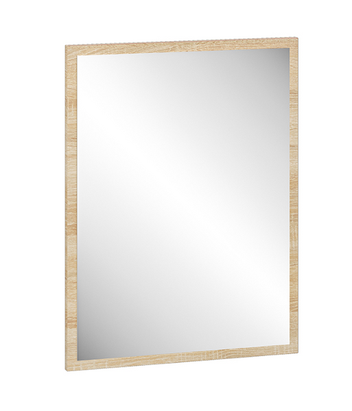 Lustro Ścienne Wiszące 50 cm Sonoma Jasna KARLO ML zdjęcie 1