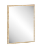 Lustro Ścienne Wiszące 50 cm Sonoma Jasna KARLO ML