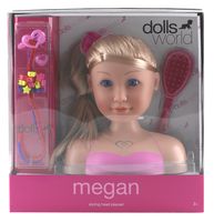 DOLLS WORLD 08730 GŁOWA DO STYLIZACJI MEGAN