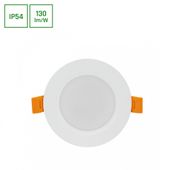 DURE 3 DOWNLIGHT 5W NW 230V 110st IP54 IK06 95x31 BIAŁY okrągła zasilacz zintegrowany
