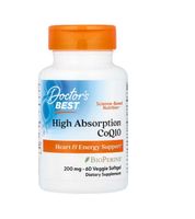 DOCTOR'S BEST Koenzym Q10 200 mg i Piperyna BioPerine - Vegetarian (60 kaps