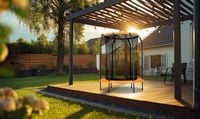 Trampolina z siatką Neo-sport 152 cm FT 5 (150 cm)