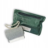 BANDAŻ IZRAELSKI WODOSZCZELNY OPATRUNEK WOJSKOWY 10cm x 4m STERYLNY