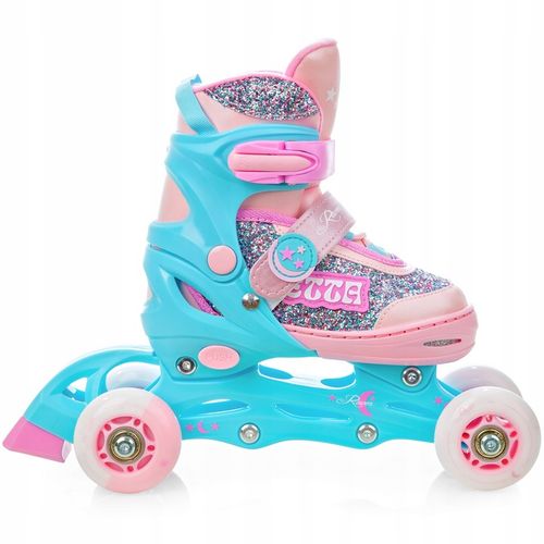 Rolki Wrotki Regulowane 3w1 RAVEN Etta 30-33 Kółka LED na Arena.pl