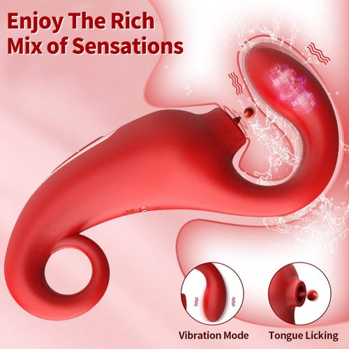 wibrator merfi, 10 vibration functions, 10 frequency tongue licking usb na Arena.pl