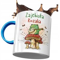 Kubek Błękitny Dla Rozalii Koleżanki Na Prezent Z Nadrukiem Ze Zdjęciem