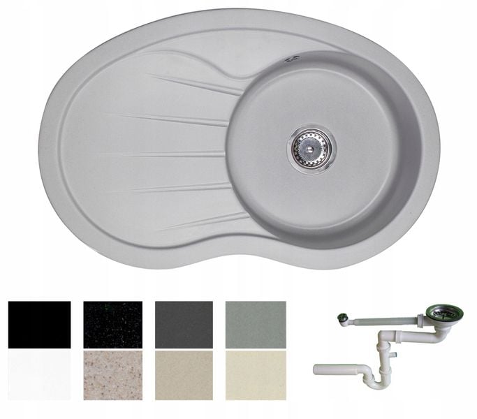 ZLEW ZLEWOZMYWAK GRANIT 8 kolorów 85x55 + SYFON zdjęcie 1
