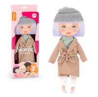 Zestaw ubranek Sweet Sisters: Beżowy Płaszczyk 28