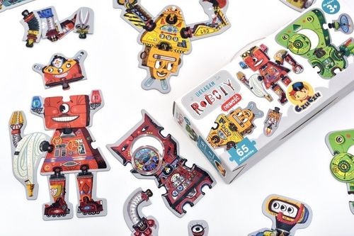 Puzzle 65 elementów - Układam roboty na Arena.pl