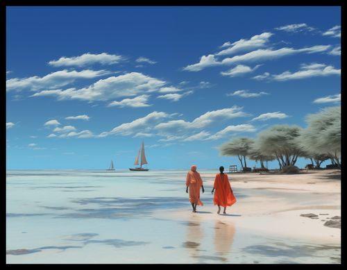 Plakat 65x50cm Spokój w Piaskach na Arena.pl