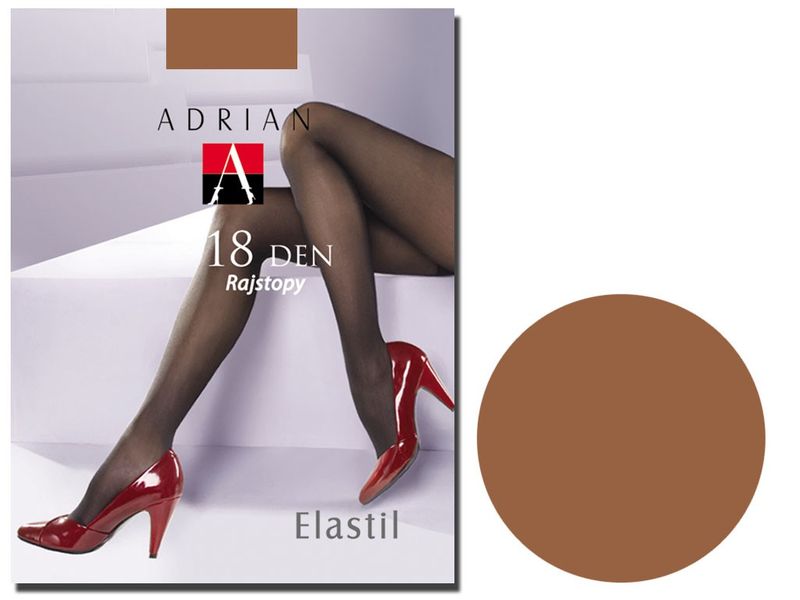Rajstopy matowe 18 den gładkie Elastil Beige 3 zdjęcie 1