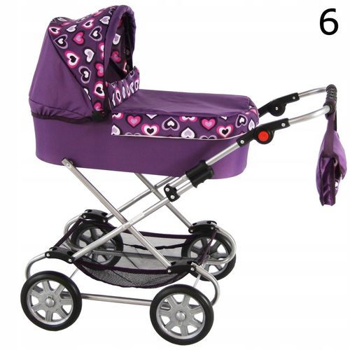 WÓZEK DUŻY DLA LALEK GŁĘBOKI + Pościel+Torebka PL na Arena.pl