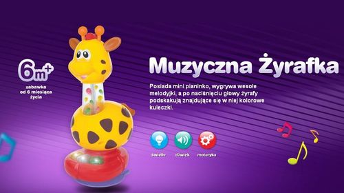 Muzyczna Żyrafa Dumel Discovery na Arena.pl