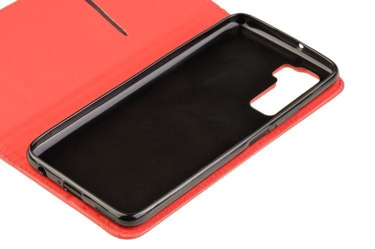 Etui Smart do Huawei P40 Lite 5G czerwony zdjęcie 4