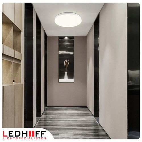 Lampa sufitowa Plafon LED 50cm OKRĄGŁY panel 3 barwy do łazienki na Arena.pl