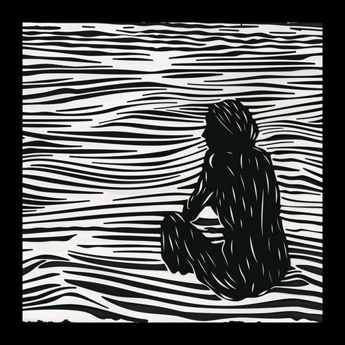 Plakat 20x20cm Złożone Fluidalne Linie na Arena.pl