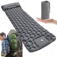 MATA SAMOPOMPUJĄCA KEMPINGOWA MATERAC TURYSTYCZNY LEKKI PORĘCZNY