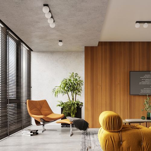 Plafon YOLI 1 czarny na Arena.pl